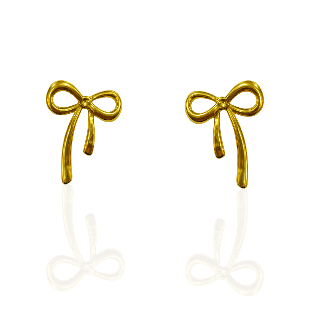 Quirky Bow Stud Earrings
