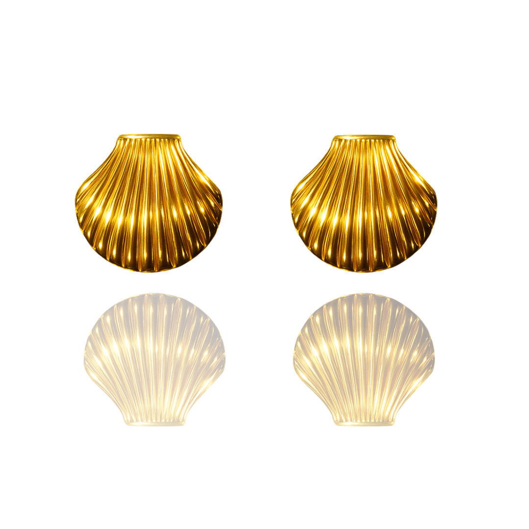 Seashell Flavored Stud Earrings