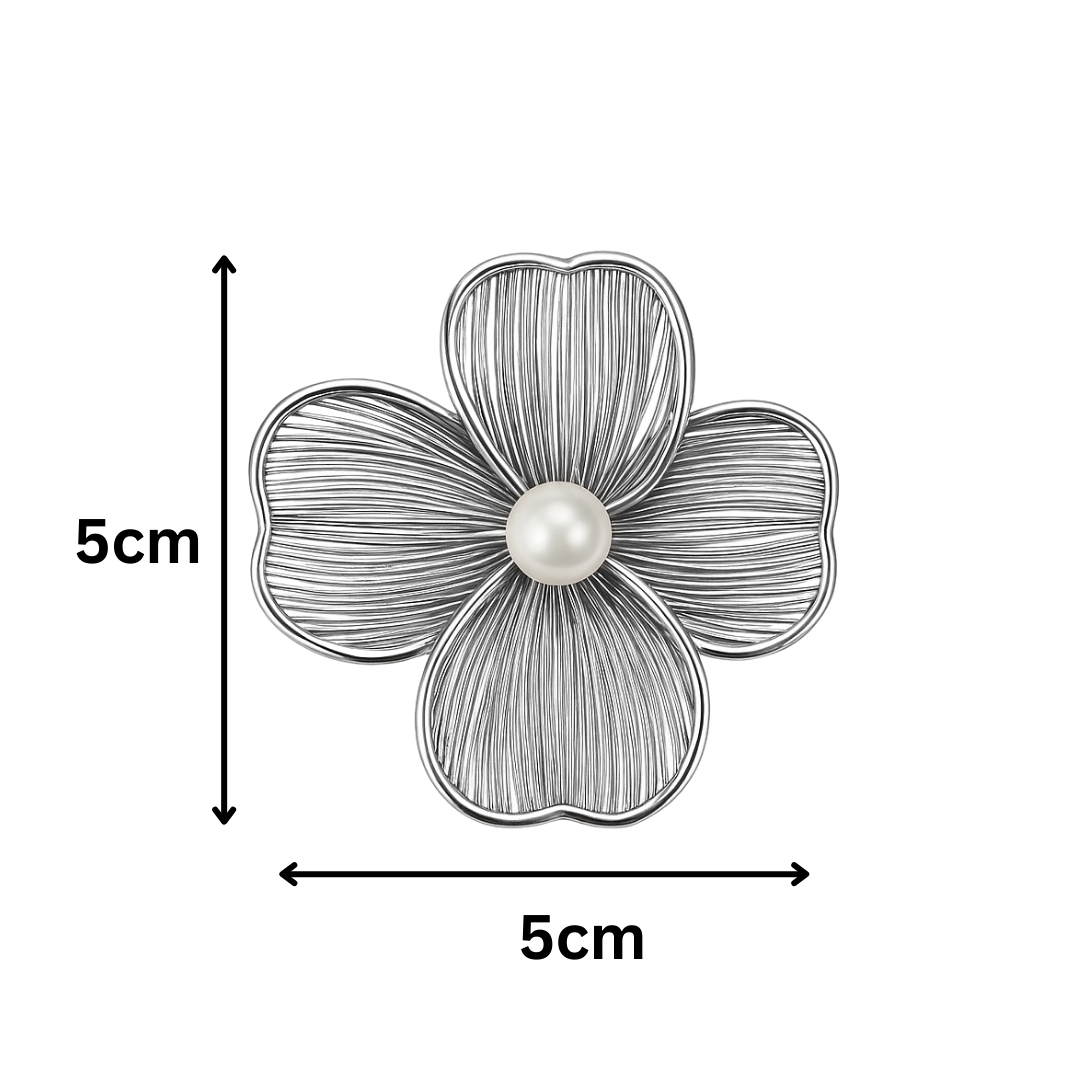 Pearl Blossom Korean Earrings