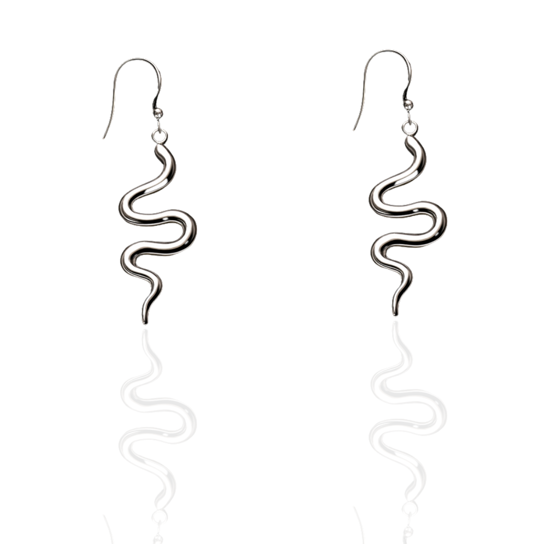 Sterling Silver Lunar Serpents