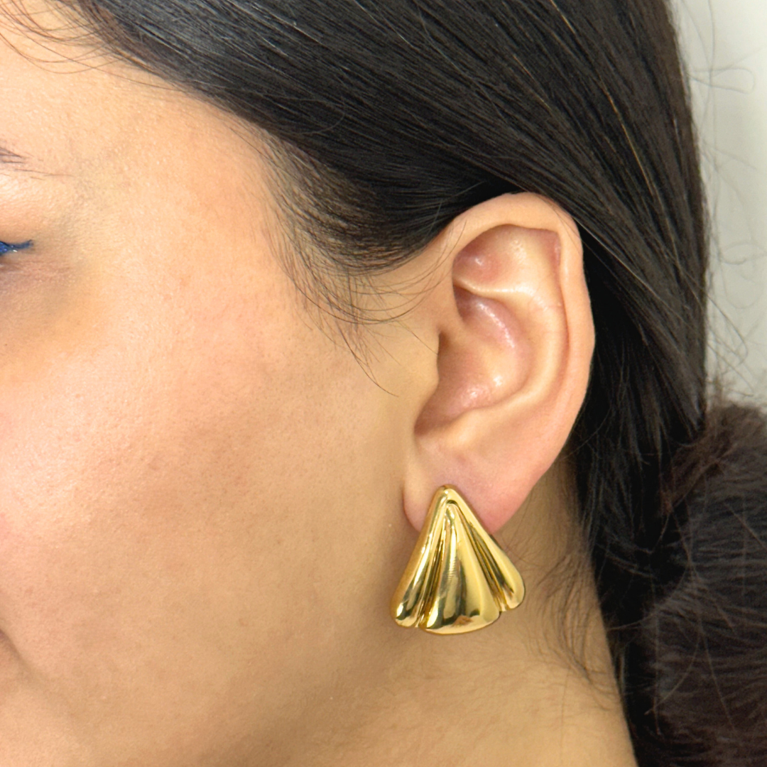 Petal Styled Stud Earrings