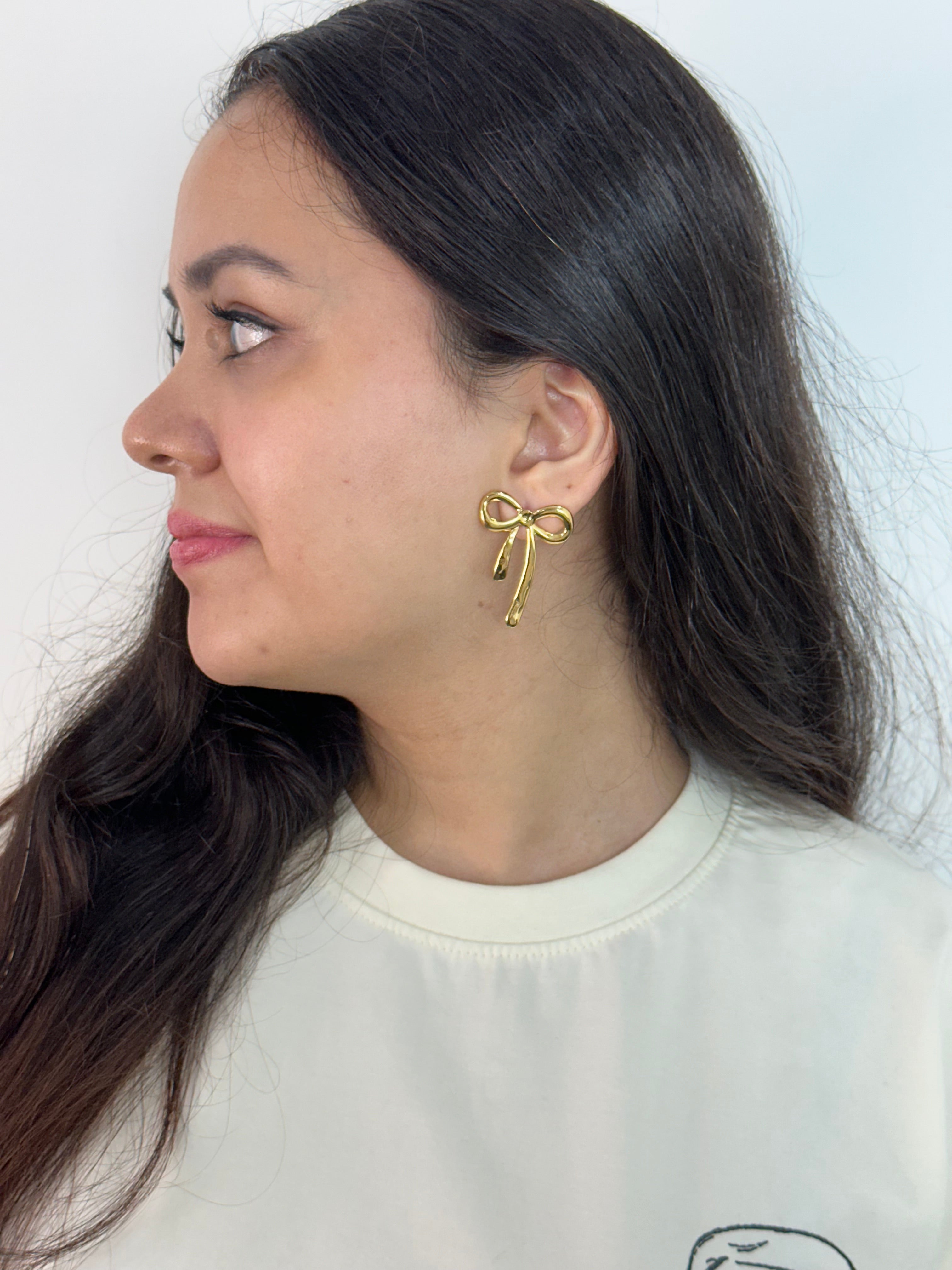 Quirky Bow Stud Earrings